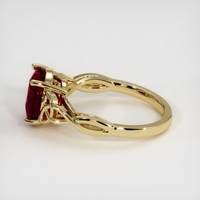4.28 Ct. Ruby Ring, 18K Yellow Gold 4