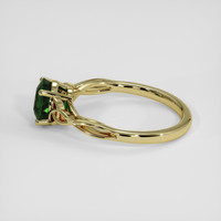 2.20 Ct. Green Sapphire Ring, 18K Yellow Gold 4
