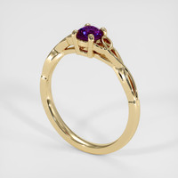 0.45 Ct. Sapphire Ring, 18K Yellow Gold 2