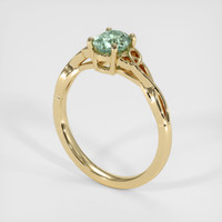 0.98 Ct. Sapphire Ring, 18K Yellow Gold 2