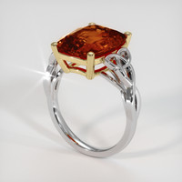 7.35 Ct. Gemstone Ring, 14K Yellow & White 2