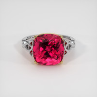 6.87 Ct. Gemstone Ring, 18K Yellow & White 1