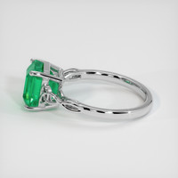 2.61 Ct. Emerald Ring, Platinum 950 4