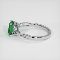 1.10 Ct. Emerald Ring, Platinum 950 4