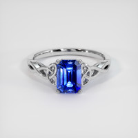 2.06 Ct. Sapphire Ring, Platinum 950 1