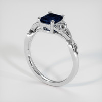 1.61 Ct. Blue Sapphire Ring, Platinum 950 2