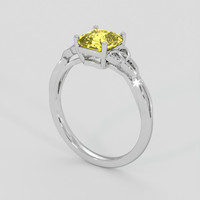1.75 Ct. Yellow Sapphire Ring, Silver 2