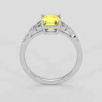1.75 Ct. Yellow Sapphire Ring, Silver 3