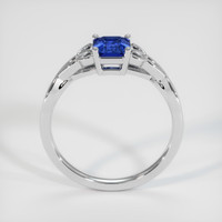 1.08 Ct. Blue Sapphire Ring, 10K White Gold 3