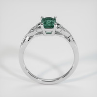 1.07 Ct. Bluish Green Sapphire Ring, 14K White Gold 3