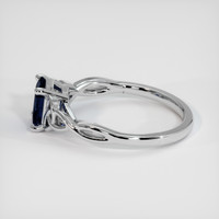 1.61 Ct. Blue Sapphire Ring, 14K White Gold 4