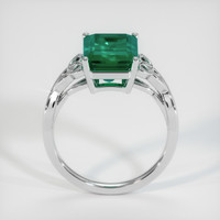 3.05 Ct. Emerald Ring, 18K White Gold 3