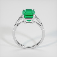 2.61 Ct. Emerald Ring, 18K White Gold 3