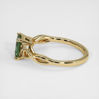 0.93 Ct. Green Sapphire Ring, 14K Yellow Gold 4