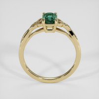 1.07 Ct. Bluish Green Sapphire Ring, 14K Yellow Gold 3