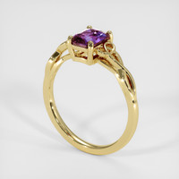 1.10 Ct. Bi Color Sapphire Ring, 14K Yellow Gold 2