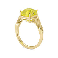 3.56 Ct. Sapphire Ring, 14K Yellow Gold 2