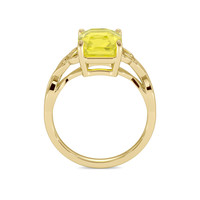 3.56 Ct. Sapphire Ring, 14K Yellow Gold 3