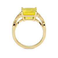 4.01 Ct. Sapphire Ring, 14K Yellow Gold 3