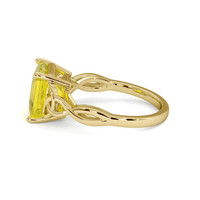 4.01 Ct. Sapphire Ring, 14K Yellow Gold 4