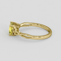 1.75 Ct. Yellow Sapphire Ring, 14K Yellow Gold 4