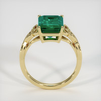 3.05 Ct. Emerald Ring, 18K Yellow Gold 3