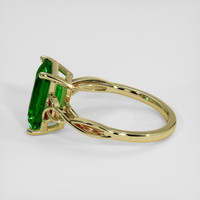 3.13 Ct. Emerald Ring, 18K Yellow Gold 4