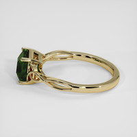 2.07 Ct. Green Sapphire Ring, 18K Yellow Gold 4
