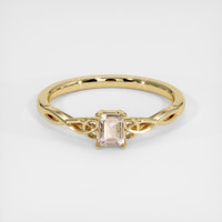 0.35 Ct. Sapphire Ring, 18K Yellow Gold 1