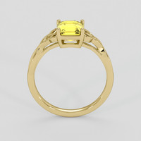 1.75 Ct. Yellow Sapphire Ring, 18K Yellow Gold 3