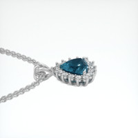 2.12 Ct. Sapphire Pendant, Platinum 950 3