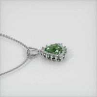 1.15 Ct. Sapphire Pendant, 14K White Gold 3