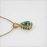 1.15 Ct. Sapphire Pendant, 14K Yellow Gold 3