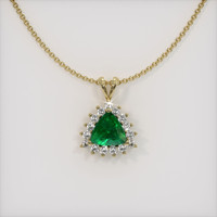 Emerald Pendant 1.42 Ct., 18K Yellow Gold Preview