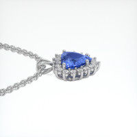 5.00 Ct. Blue Sapphire Pendant, Platinum 950 3