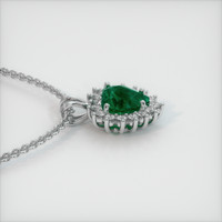 1.68 Ct. Emerald Pendant, Platinum 950 3