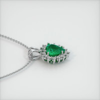 Emerald Pendant 1.65 Ct., 18K White Gold Preview
