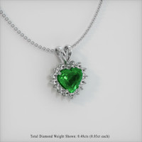 Emerald Pendant 1.83 Ct. 18K White Gold Preview