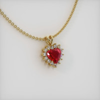 Ruby Pendant 1.13 Ct., 18K Yellow Gold Preview