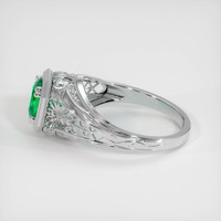 1.20 Ct. Emerald Ring, Platinum 950 4