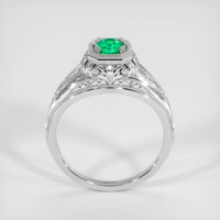 0.37 Ct. Emerald Ring, Platinum 950 3