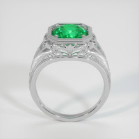 2.06 Ct. Emerald Ring, Platinum 950 3