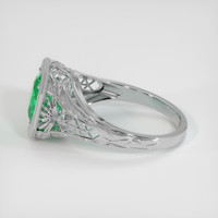 2.06 Ct. Emerald Ring, Platinum 950 4
