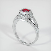 Ruby Ring 0.45 Ct., Platinum 950 Preview
