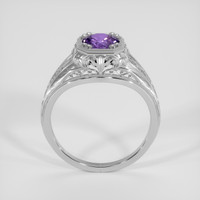 1.05 Ct. Pinkish Purple Sapphire Ring, Platinum 950 3