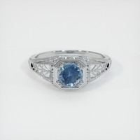 0.90 Ct. Sapphire Ring, Platinum 950 1