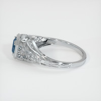0.90 Ct. Sapphire Ring, Platinum 950 4