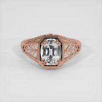 2.05 Ct. White Sapphire Ring, 14K Rose Gold 1