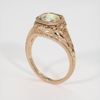1.33 Ct. Bi Color Sapphire Ring, 14K Rose Gold 2