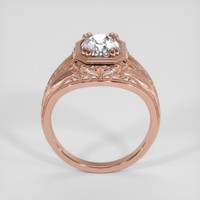 2.05 Ct. White Sapphire Ring, 18K Rose Gold 3